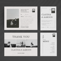 Postcard Style | Wedding Suite Template | Digital Download