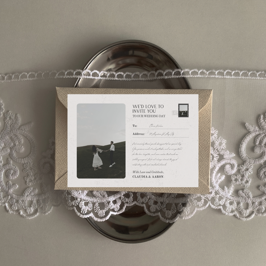 Postcard Style | Wedding Suite Template | Digital Download