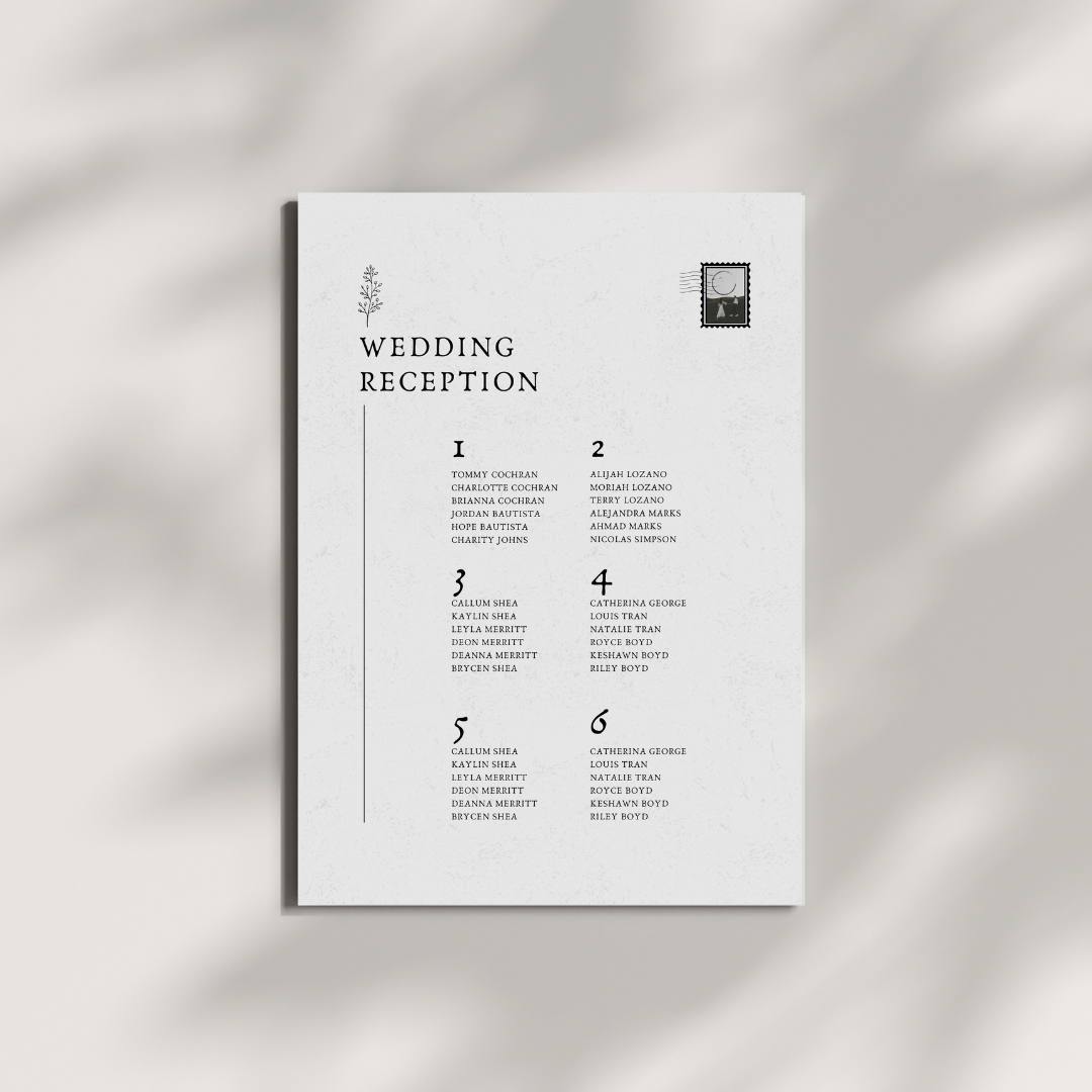 Postcard Style | Wedding Suite Template | Digital Download