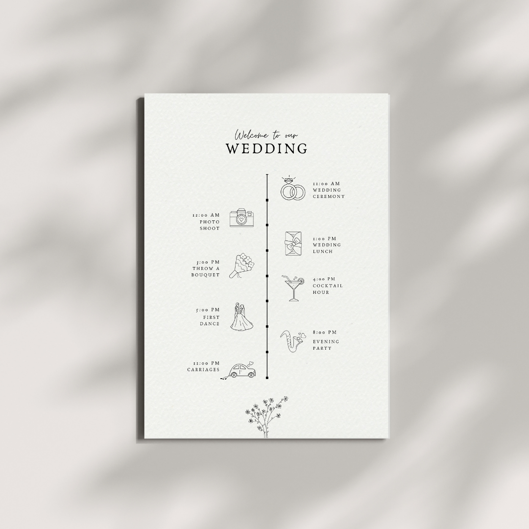 Handwriting Style | Wedding Suite Template | Digital Download